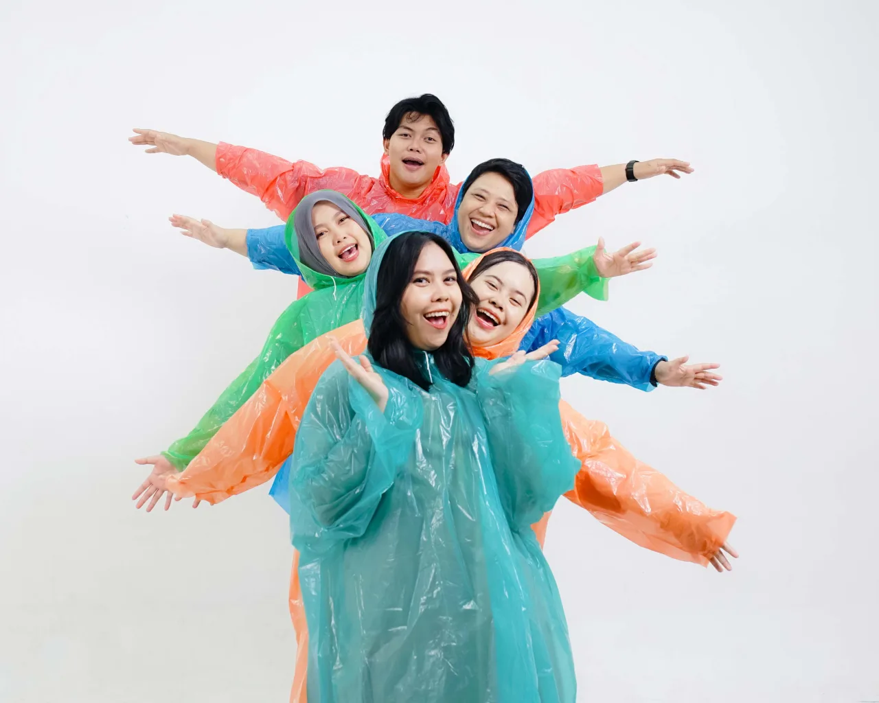 Contoh hasil foto group di Vibesroom Studio