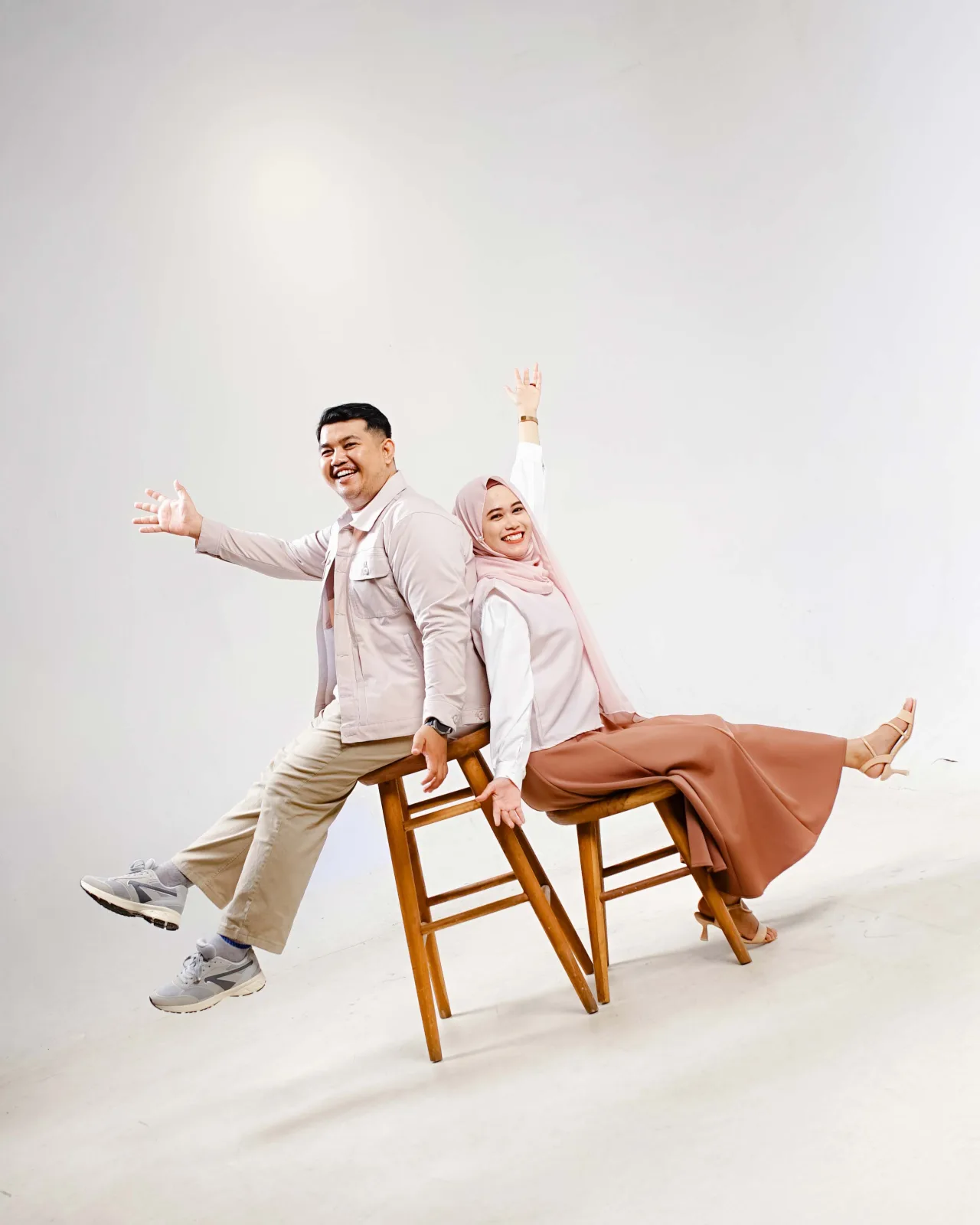 Contoh hasil foto twogether di Vibesroom Studio